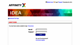 What Orders.affinityexpress.com website looked like in 2016 (8 years ago)