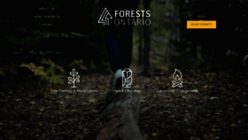What Oforest.ca website looked like in 2016 (8 years ago)