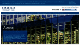 What Oup.co.uk website looked like in 2016 (7 years ago)