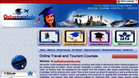What Onlinetraveledu.com website looked like in 2016 (8 years ago)