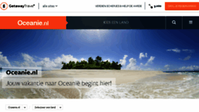 What Oceanie.nl website looked like in 2016 (8 years ago)
