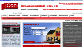 What Orpi-lesandelys.com website looked like in 2016 (8 years ago)