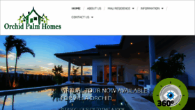 What Orchidpalmhomes.com website looked like in 2016 (8 years ago)