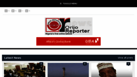 What Orijoreporter.com website looked like in 2016 (7 years ago)