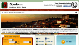 What Oporto.com website looked like in 2016 (8 years ago)