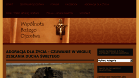 What Ojcze.pl website looked like in 2016 (7 years ago)