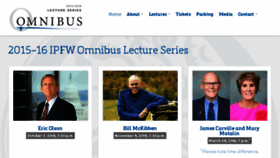 What Omnibuslectures.org website looked like in 2016 (7 years ago)