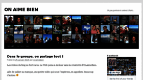 What Onaimebien.fr website looked like in 2016 (8 years ago)