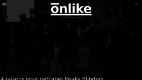 What Onlike.net website looked like in 2016 (8 years ago)