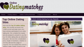 What Onlinedatingmatches.com website looked like in 2016 (8 years ago)