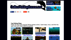 What Onlinefishinggames.net website looked like in 2016 (7 years ago)