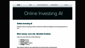 What Onlineinvestingai.com website looked like in 2016 (7 years ago)