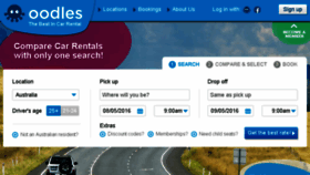 What Oodles.com website looked like in 2016 (8 years ago)