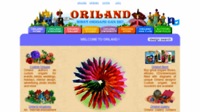 What Oriland.com website looked like in 2016 (8 years ago)
