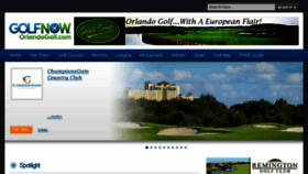 What Orlandogolf.com website looked like in 2016 (7 years ago)