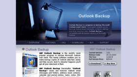 What Outlookbackup.com website looked like in 2016 (8 years ago)