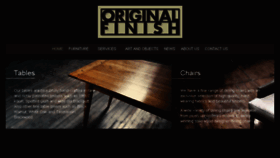 What Originalfinish.com.au website looked like in 2016 (8 years ago)