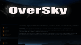 What Over-sky.fr website looked like in 2016 (8 years ago)