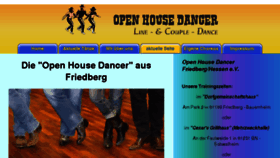 What Open-house-dancer.de website looked like in 2016 (7 years ago)