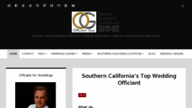 What Officiantguy.com website looked like in 2016 (8 years ago)