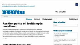 What Outokummunseutu.fi website looked like in 2016 (7 years ago)