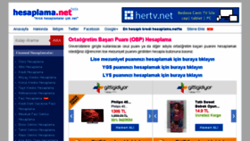 What Obp-okul-puani.hesaplama.net website looked like in 2016 (8 years ago)