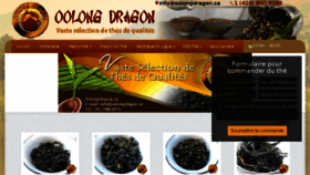 What Oolongdragon.ca website looked like in 2016 (8 years ago)