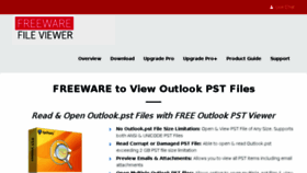 What Outlookpstviewer.com website looked like in 2016 (7 years ago)