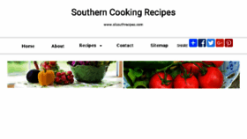 What Olsouthrecipes.com website looked like in 2016 (7 years ago)