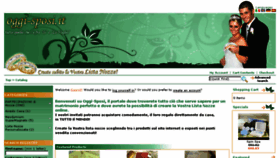 What Oggi-sposi.it website looked like in 2016 (7 years ago)