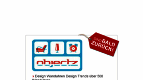 What Objectz-shop.de website looked like in 2016 (7 years ago)