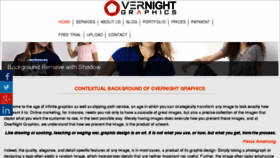 What Overnightgraphics.com website looked like in 2016 (7 years ago)