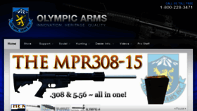 What Olyarms.com website looked like in 2016 (7 years ago)