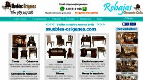 What Origenes.es website looked like in 2016 (7 years ago)