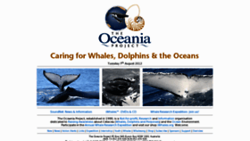 What Oceania.org.au website looked like in 2016 (7 years ago)