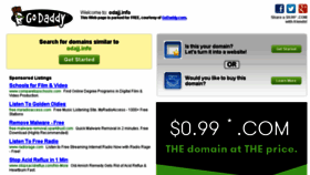 What Odajj.info website looked like in 2016 (9 years ago)