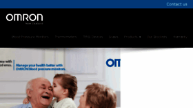 What Omronhealthcare.co.nz website looked like in 2016 (7 years ago)