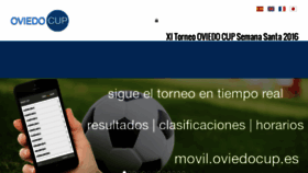 What Oviedocup.es website looked like in 2016 (7 years ago)
