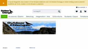 What Outdoor-chiemgau.de website looked like in 2016 (7 years ago)