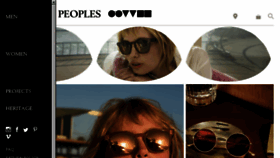 What Oliverpeoples.com website looked like in 2016 (7 years ago)