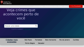 What Ondefuiroubado.com.br website looked like in 2016 (7 years ago)