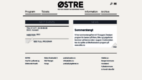 What Oestre.no website looked like in 2016 (7 years ago)