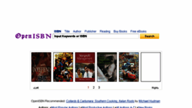 What Openisbn.com website looked like in 2016 (7 years ago)