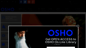 What Osho.com website looked like in 2016 (7 years ago)