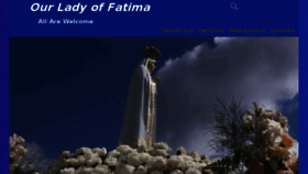 What Ourladyoffatimapw.org website looked like in 2016 (8 years ago)