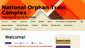 What Orphantraindepot.org website looked like in 2016 (7 years ago)