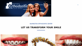 What Orthodontistwilmington.com website looked like in 2016 (7 years ago)