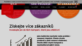 What Optimics.cz website looked like in 2016 (7 years ago)
