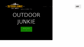 What Outdoorjunkiegear.com website looked like in 2016 (7 years ago)