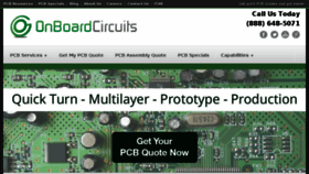 What Onboardcircuits.com website looked like in 2016 (7 years ago)